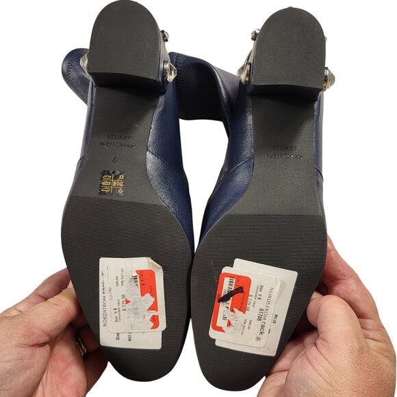 NEW Stuart Weitzman 57MM Allshine Suede Sock Booties Women's size 6 - Picture 8 of 8